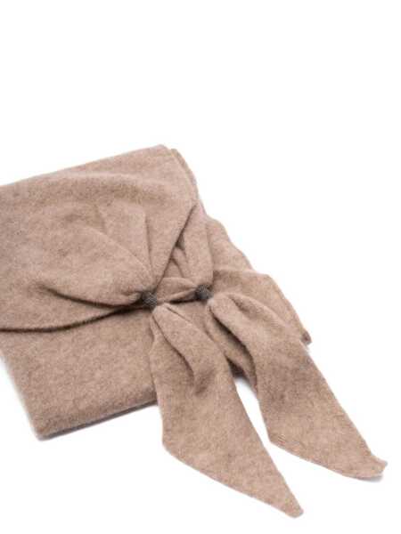Esarfe Brunello Cucinelli Brunello Cucinelli Scarfs BROWNULTRABLACK Femei (BM 18576075) 4