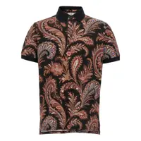 Tricouri Polo Etro Polo Paisley Flowers Barbati
