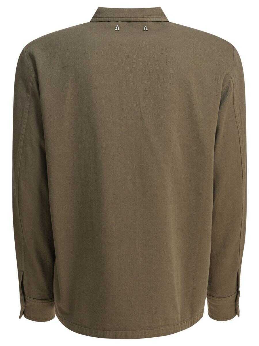 Paltoane Altum Altum Cotton Overshirt Jacket GREEN Barbati (BM 18576213) 2