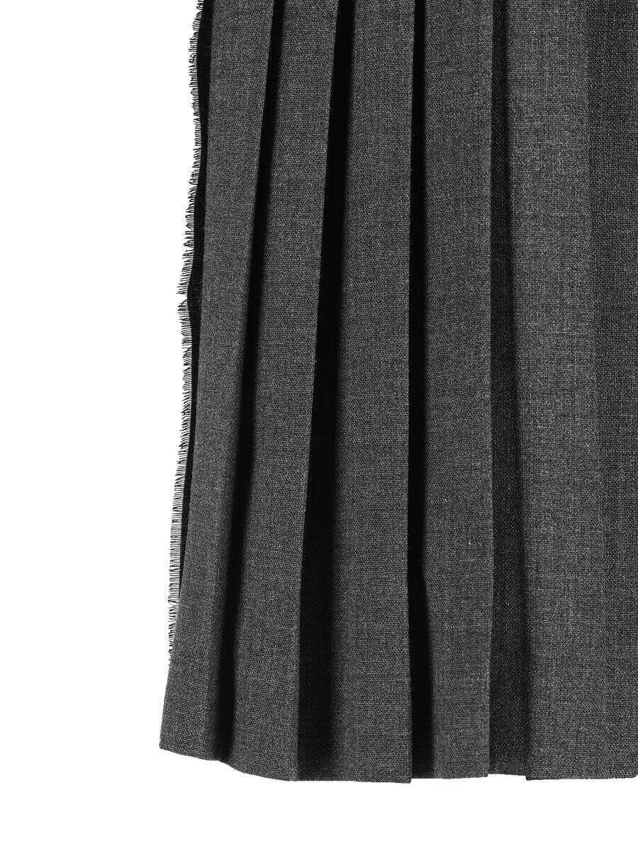 Fuste Prada Prada Skirts GRAY Femei (BM 18576264) 4