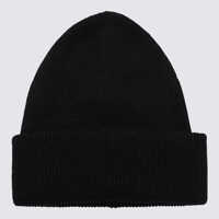 Palarii Fabiana Filippi Black Wool Hat Femei