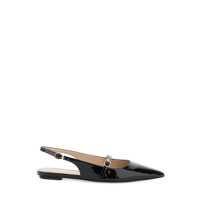 Balerini 'Emilia' Black Slingback Sandals With Adjustable Strap Closure In Patent Leather Woman Femei