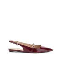 Balerini 'Emilia' Bordeaux Slingback Sandals With Adjustable Strap Closure In Patent Leather Woman Femei