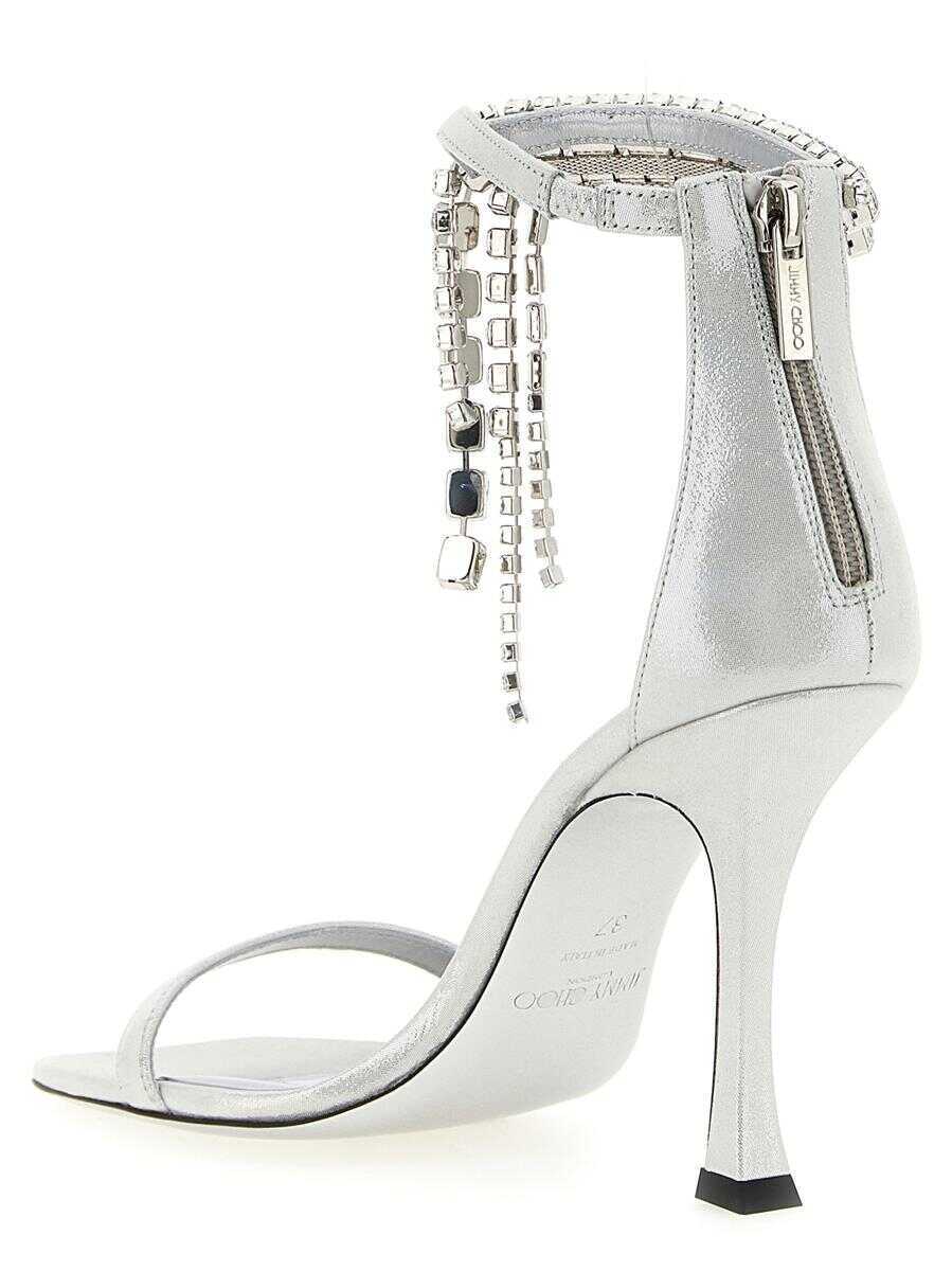 Sandale Jimmy Choo Jimmy Choo Verity Sandals SILVER Femei (BM 18577482) 3