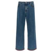 Blugi Valentino Garavani Valentino Garavani Floral Insert Jeans Barbati