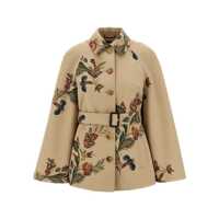 Paltoane Etro Floral Print Cape Trench Coat Femei
