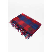 Esarfe Checked Cashmere Scarf With Fringes Barbati