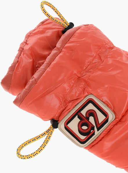 Manusi DSQUARED2 Padded And Quilted Snow Gloves Orange Femei (BM 18577750) 2