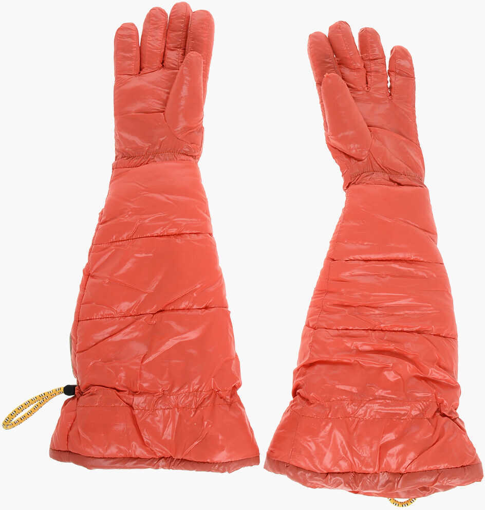 Manusi DSQUARED2 Padded And Quilted Snow Gloves Orange Femei (BM 18577750) 3