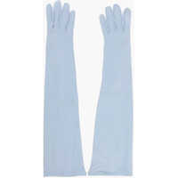 Manusi Solid Color Leather Opera Gloves Femei