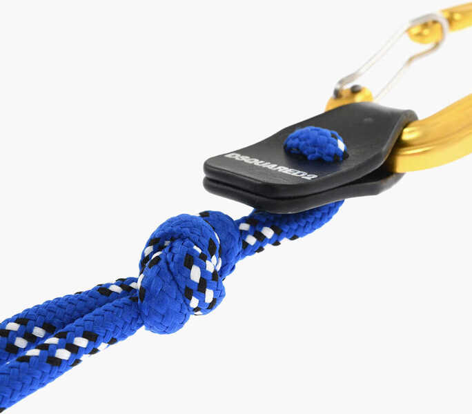 Brelocuri DSQUARED2 Fabric Keyring With Carabiner Maxi Multicolor Femei (BM 18577801) 2