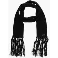 Esarfe Solid Color Lurex Slim Scarf With Fringes Femei