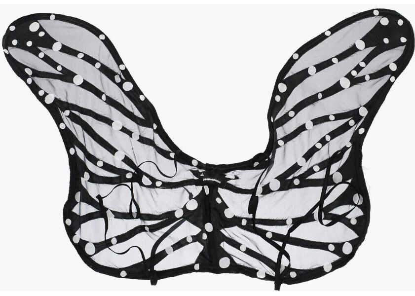 Bijuterii DSQUARED2 Polka Dots Silk Wings Black & White Femei (BM 18577822) 1