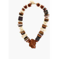 Coliere Multicolor Necklace With Maxi Stone Pendant Barbati