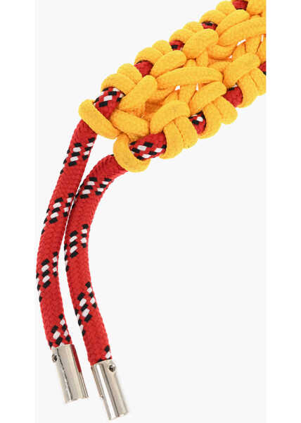 Brelocuri DSQUARED2 Two-Tone Fabric Keyring With Maxi Carabiner Multicolor Barbati (BM 18577852) 3