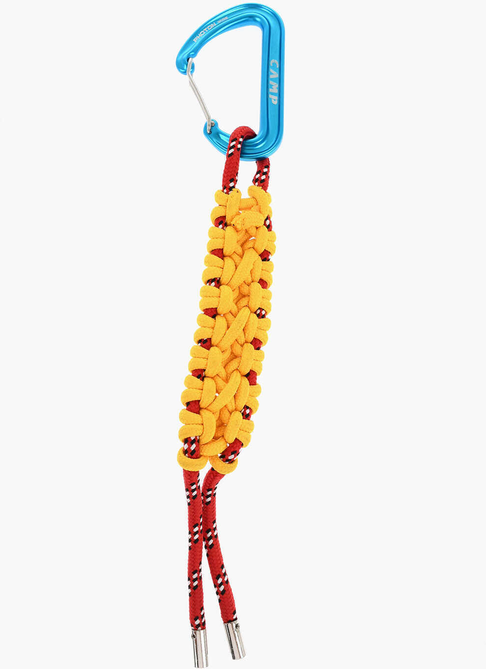 Brelocuri DSQUARED2 Two-Tone Fabric Keyring With Maxi Carabiner Multicolor Barbati (BM 18577852) 1