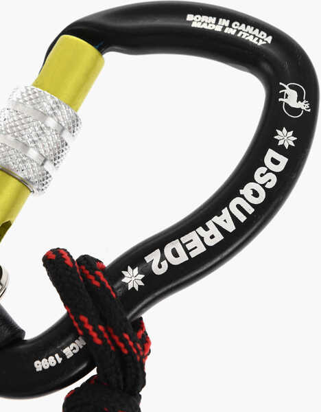 Brelocuri DSQUARED2 Fabric Keyring With Double Carabiner Maxi Multicolor Barbati (BM 18577951) 3