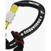 Brelocuri pentru Barbati - Brelocuri DSQUARED2 Fabric Keyring With Double Carabiner Maxi Multicolor Barbati (BM 18577951) - B-mall.ro