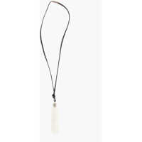 Coliere Leather Glamping Necklace With Fur Pendant Barbati