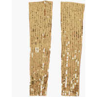Manusi Solid Color Sequined Muffs Femei