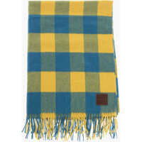 Esarfe Two-Tone Cashmere Scarf With Fringes Barbati