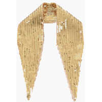 Esarfe Solid Color Sequined Foulard Femei