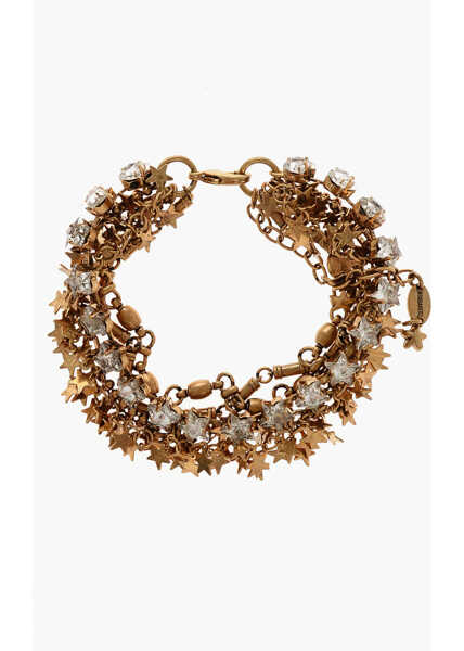 Bratari DSQUARED2 Golden-Effect Bracelet With Jewels Gold Femei (BM 18578029) 1