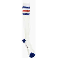 Sosete Solid Color Long Socks With Embroidery Femei