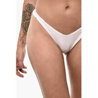 Imbracaminte Dama pagina 402 - Bikini DSQUARED2 Solid Color Bikini Bottom With Printed Logo White Femei (BM 18578047) - B-mall.ro