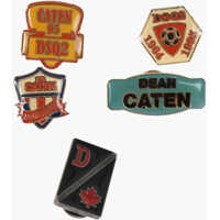 Bijuterii Metal 5 Pairs Of Pins Set With Monogram Barbati