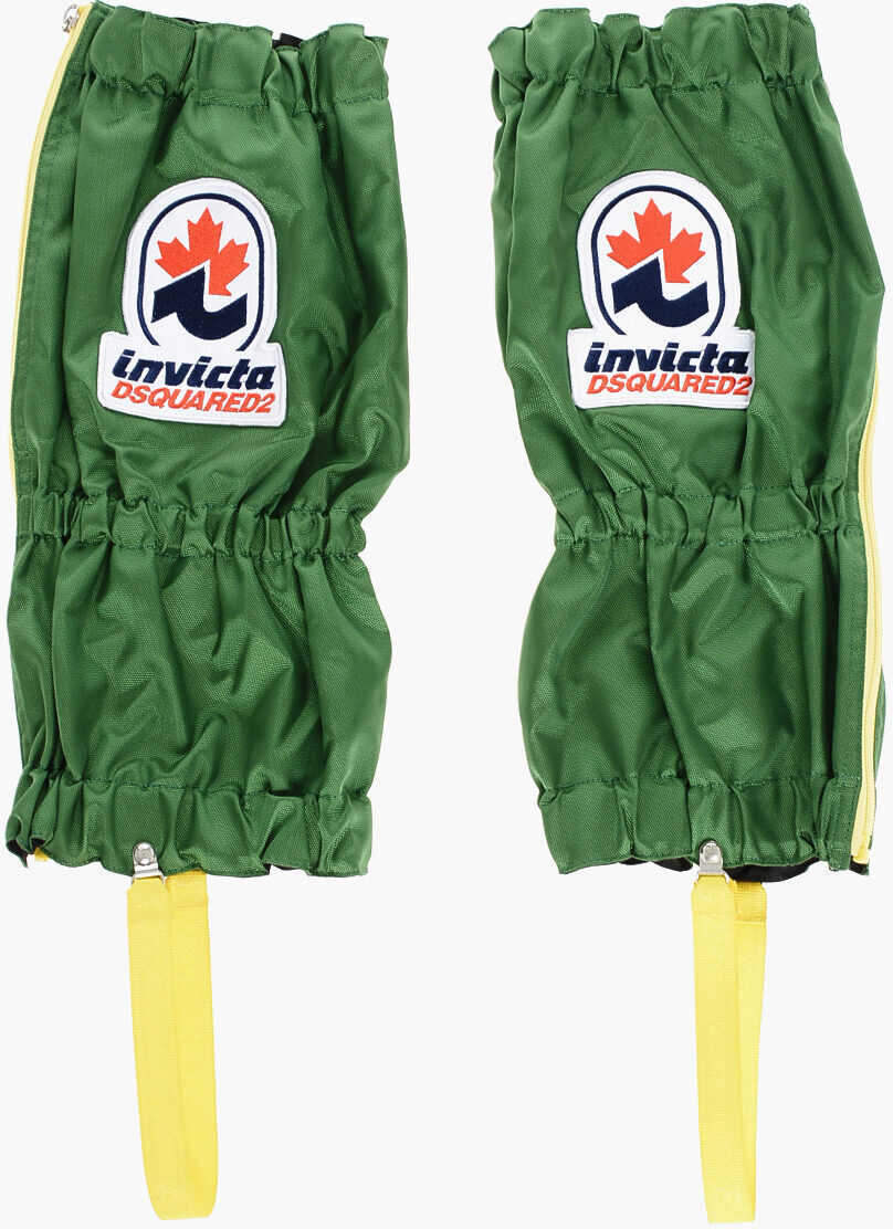 Accesorii de voiaj DSQUARED2 Invicta Solid Color Gaiters With Embroidery Green Femei (BM 18578218) 1