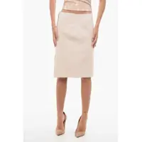 Fuste lungi Floral Patterned Organza Midi Skirt Femei