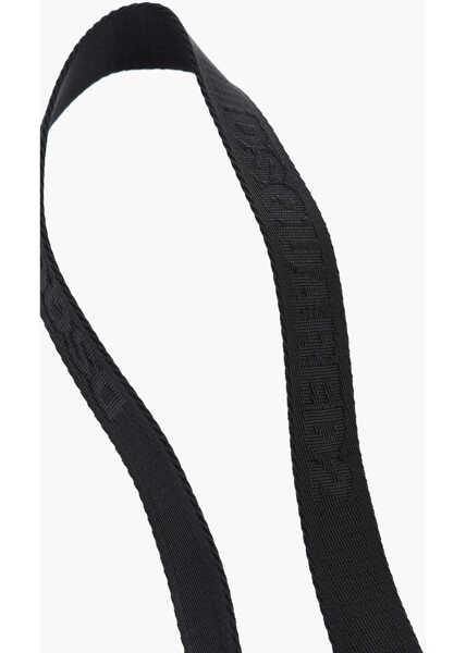 Brelocuri DSQUARED2 Logoed Fabric Neck Keyring Black Barbati (BM 18578245) 3