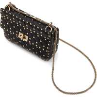 Genti de mana Valentino Garavani Dama - Genti de mana Valentino Garavani Small Leather Rockstud Spike Handbag NERO Femei (BM 18578377) - B-mall.ro