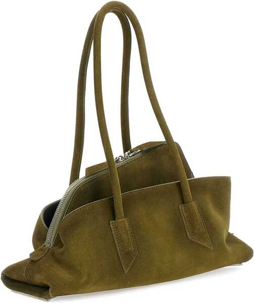 Genti de umar THE ATTICO Small La Passeggiata Shoulder Bag KHAKI Femei (BM 18578395) 4