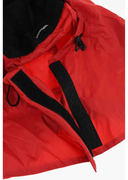 Caciuli DSQUARED2 Nylon Sahara Hat With Logo Patch Red Barbati (BM 18578497) 4