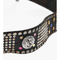 Curele DSQUARED2 pentru Barbati - Curele DSQUARED2 Studded Leather Belt 50Mm Multicolor Barbati (BM 18578500) - B-mall.ro