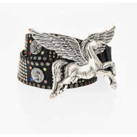 Curele Studded Leather Belt 50Mm Barbati