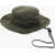 DSQUARED2 Solid Color Cotton Bucket Hat Green
