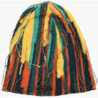Caciuli Multicolor Wool And Nylon Beanie Barbati