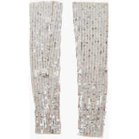 Manusi Solid Color Sequined Muffs Femei