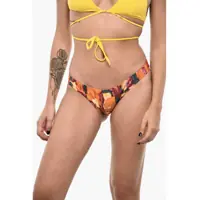 Bikini Printed Nylon Blend Bikini Bottom Femei
