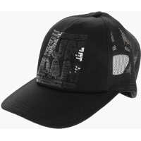 Caciuli Solid Color Trucker Cap With Sequined Detail Femei