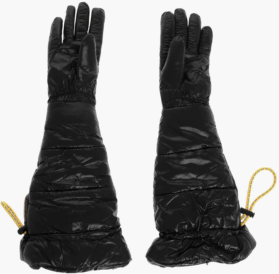 Manusi DSQUARED2 Padded And Quilted Snow Gloves Black Femei (BM 18578587) 3