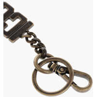 Brelocuri Dama - Brelocuri DSQUARED2 Vintage Effect Metal Icon Keyring Gold Femei (BM 18578590) - B-mall.ro