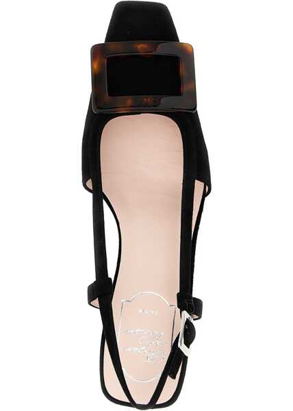 Pantofi cu toc Roger Vivier Belle Vivier Slingback Pumps BLACK Femei (BM 18578689) 4