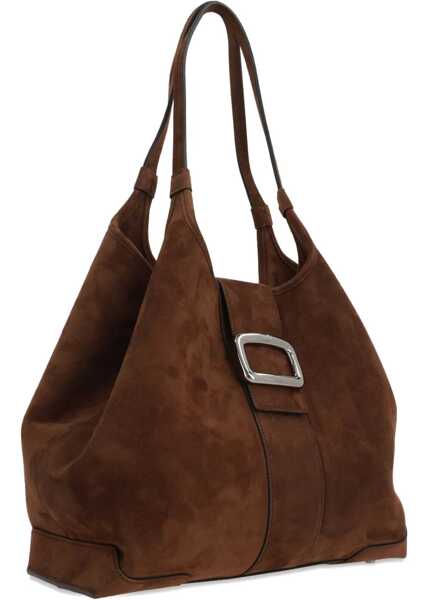 Genti de umar Roger Vivier Medium Viv Choc Bag BROWN Femei (BM 18578692) 3
