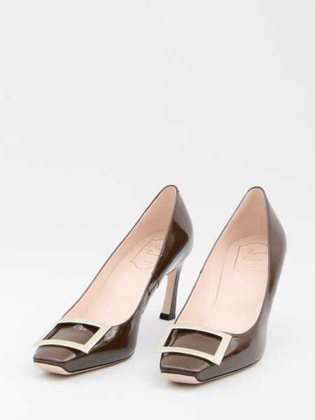 Pantofi cu toc Roger Vivier Belle Vivier Trompette Pumps BROWN Femei (BM 18578695) 2