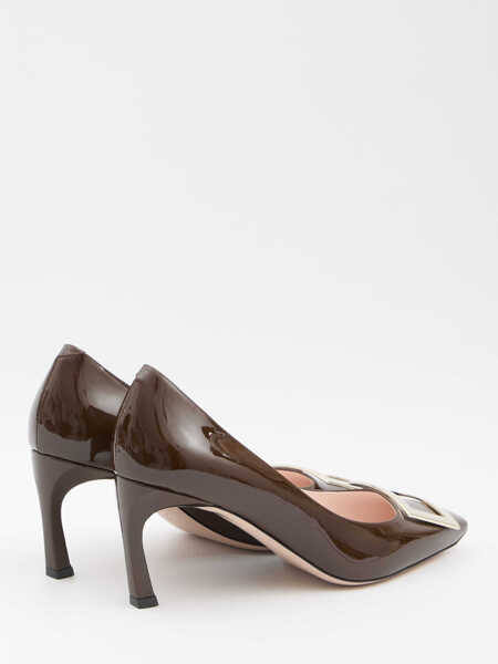 Pantofi cu toc Roger Vivier Belle Vivier Trompette Pumps BROWN Femei (BM 18578695) 3