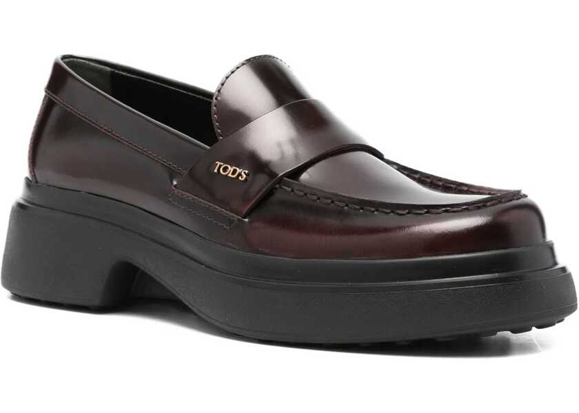 Mocasini TODS Leather Loafer BROWN Femei (BM 18578713) 2